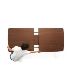 Store Ninety Extending Dining Table Dark Walnut 160cm Dining Tables