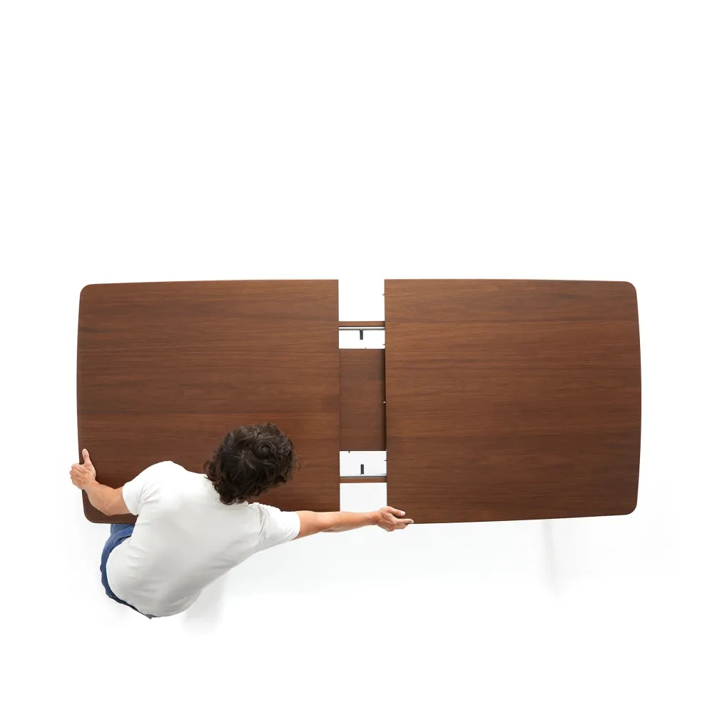 Store Ninety Extending Dining Table Dark Walnut 160cm Dining Tables