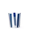 New Nova Stripe Navy 360ml (Set of 4) Glassware | Get It In Time For Christmas