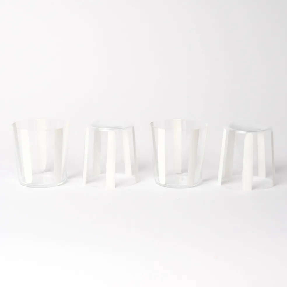 Best Sale Nova Stripe White 360ml (Set of 4) Glassware | Get It In Time For Christmas
