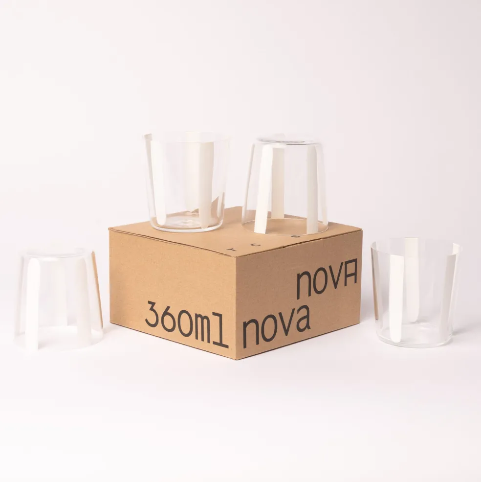 Best Sale Nova Stripe White 360ml (Set of 4) Glassware | Get It In Time For Christmas