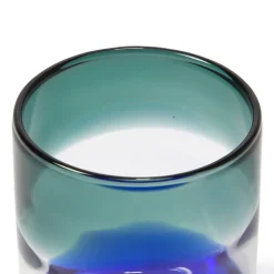 Online Ombre Tumbler Green & Cobalt Glassware