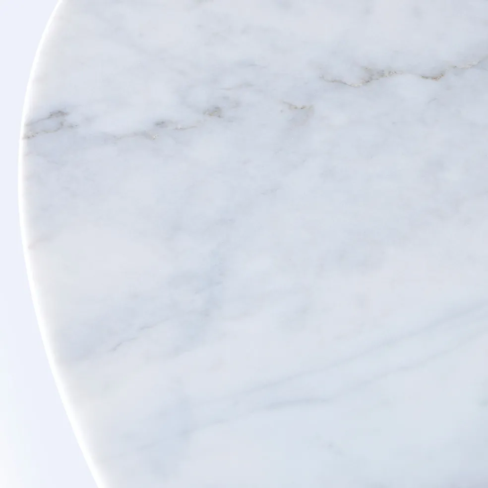 Online Orbit Coffee Table Oak & White Marble Coffee & Side Tables