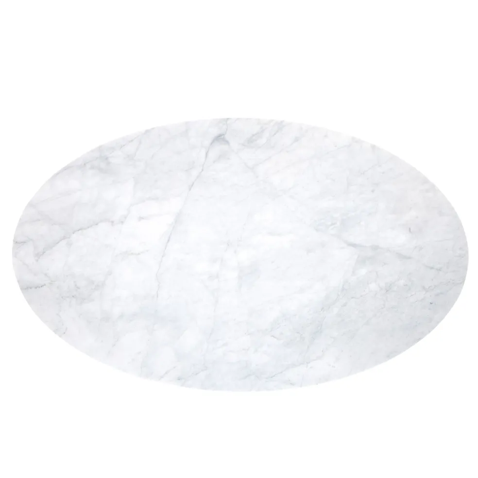 Cheap Orbit Dining Table Oak & White Marble Dining Tables