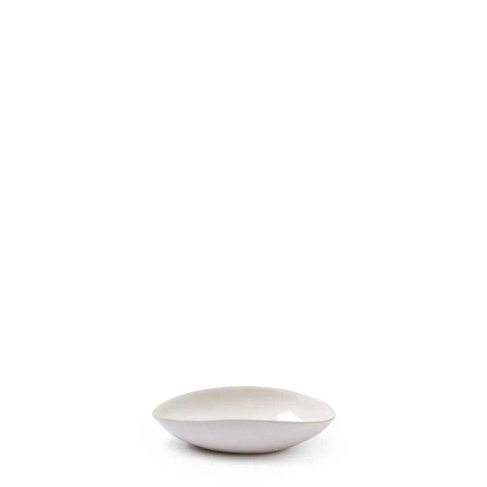 Shop Organic Sand Ethosha Bowl Medium White 24cm Table Settings