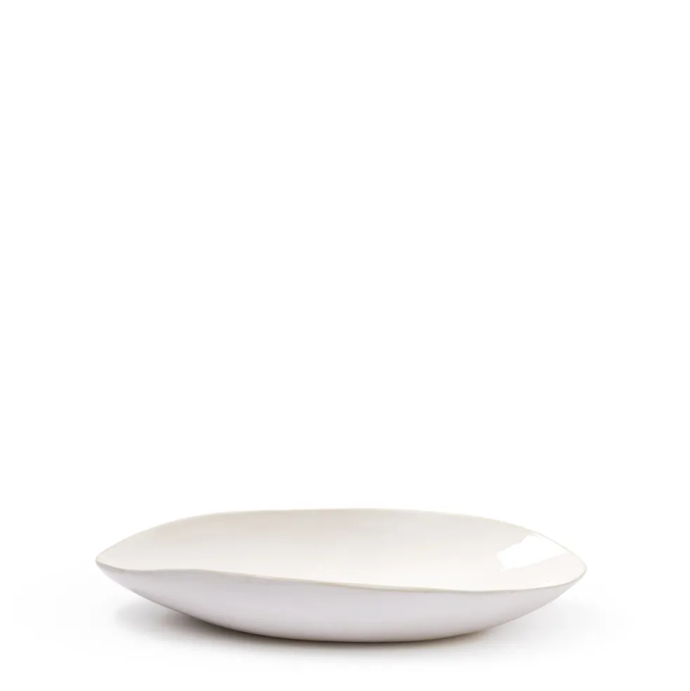 Flash Sale Organic Sand Ethosha Bowl White Extra Large 38cm Table Settings