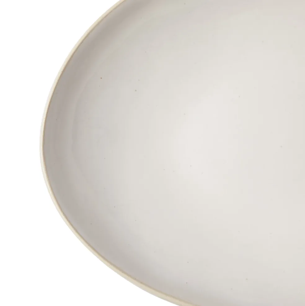 Cheap Organic Sand Ethosha Bowl Large White 31cm Table Settings
