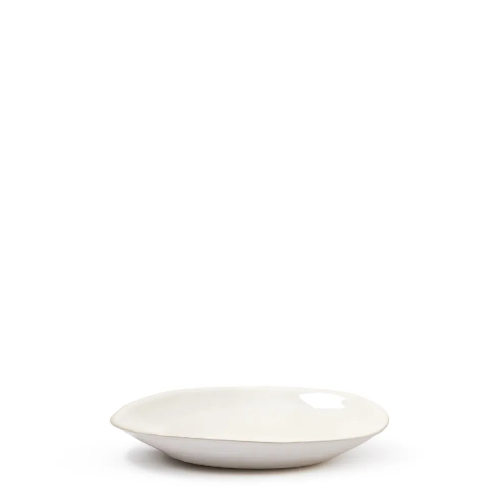 Best Sale Organic Sand Serving Platter White Large 43cm Serving Boards & Platters | Table Settings