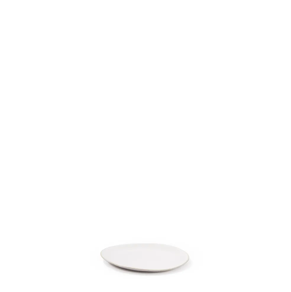Fashion Organic Sand Side Plate White 19cm Get It In Time For Christmas | Table Settings