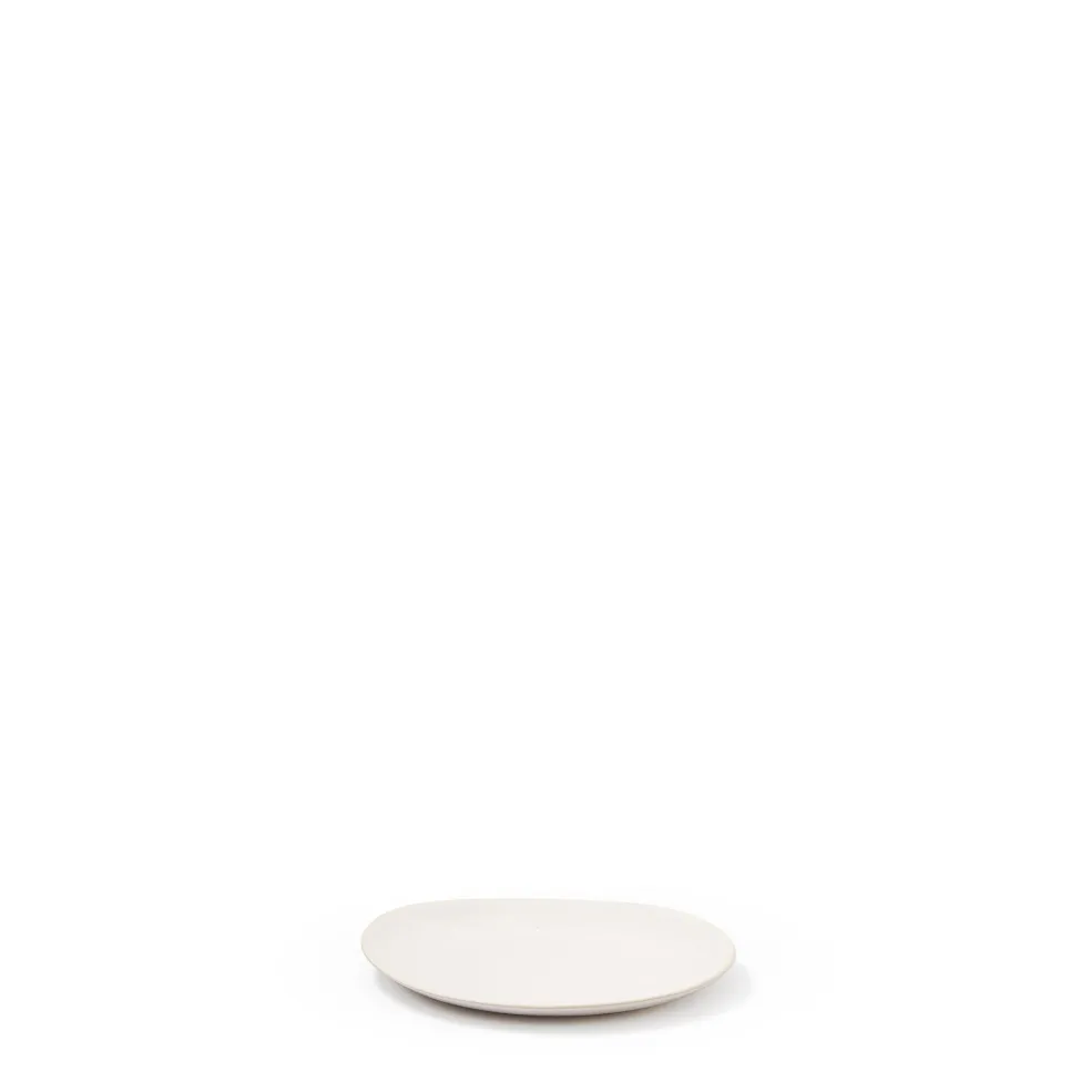 Store Organic Sand Side Plate White 23cm Table Settings
