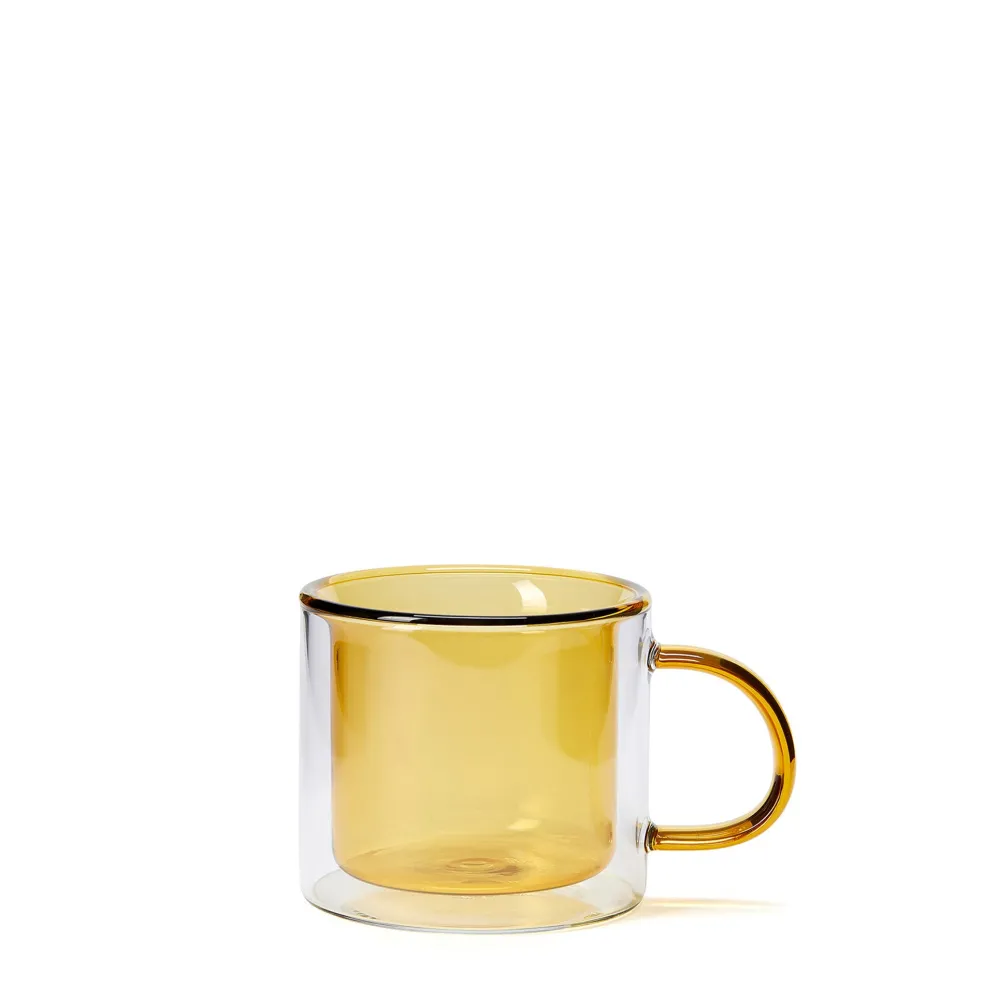 Outlet Oslo Mug Yellow (Set of 2) Glassware | Mugs, Cups & Jugs