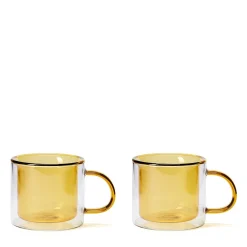 Outlet Oslo Mug Yellow (Set of 2) Glassware | Mugs, Cups & Jugs