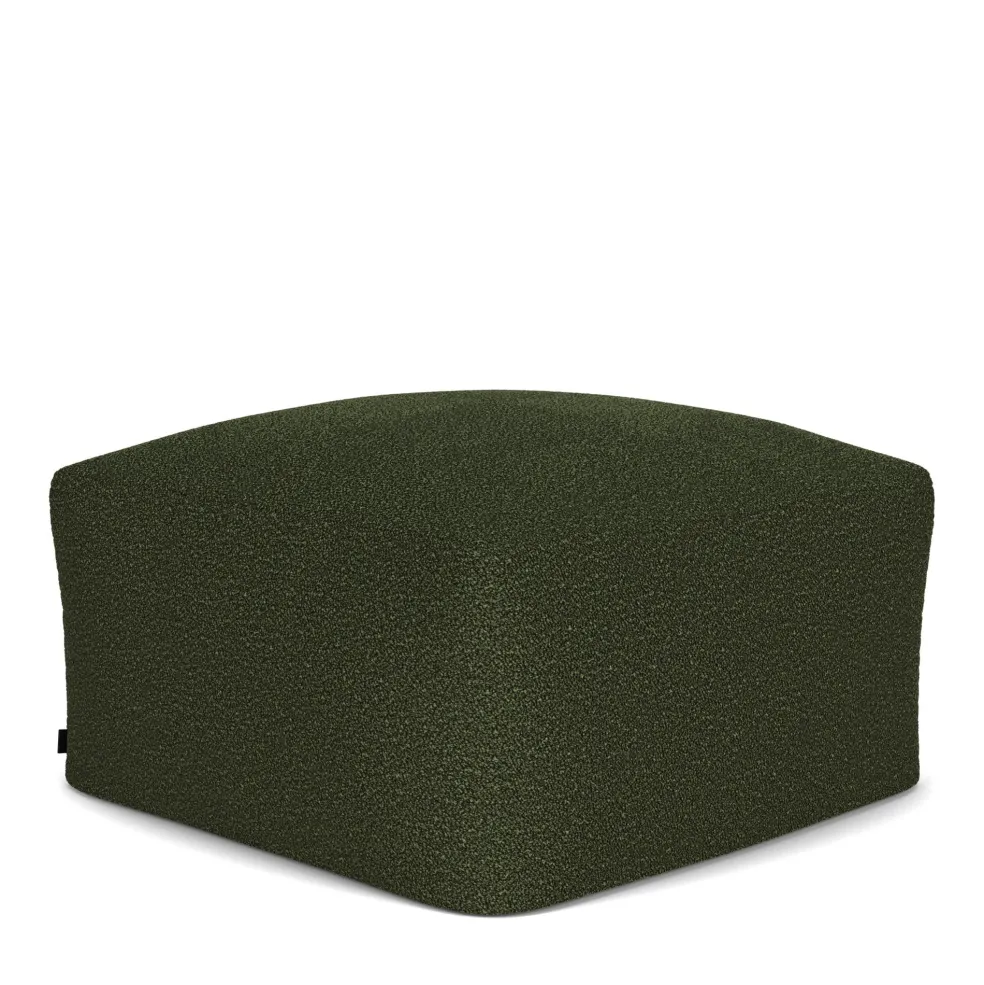 Best Sale Otto Pouffe Riso Boucle Dark Forest In Stock