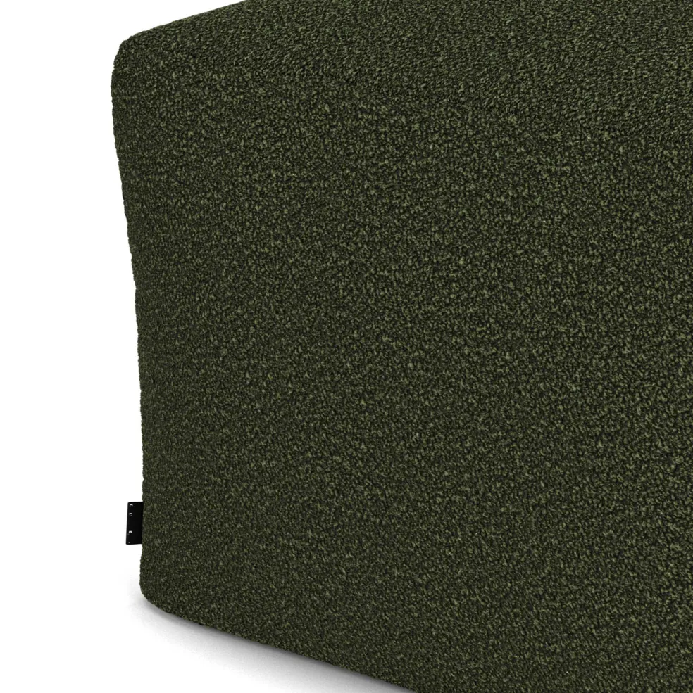 Best Sale Otto Pouffe Riso Boucle Dark Forest In Stock