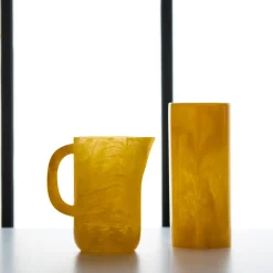 Sale Pamana Cylinder Vase Yellow 30cm Vases