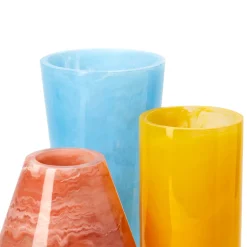 Sale Pamana Cylinder Vase Yellow 30cm Vases