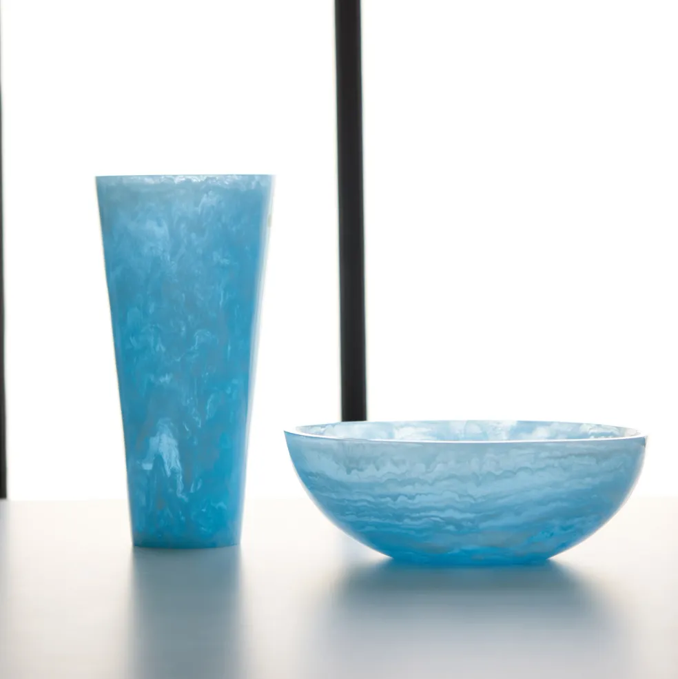 Outlet Pamana Serving Bowl Sky Blue Gloss 31cm Serving Bowls & Utensils | Games & Entertaining
