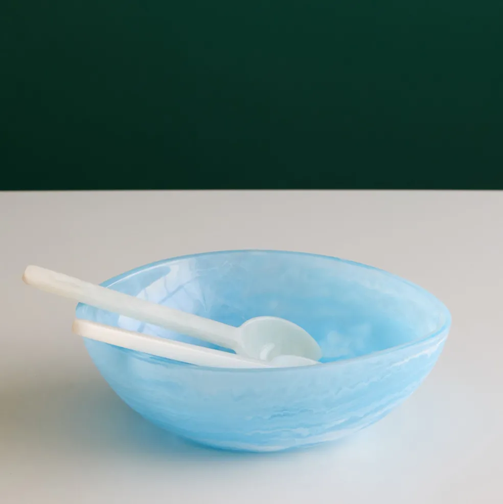 Outlet Pamana Serving Bowl Sky Blue Gloss 31cm Serving Bowls & Utensils | Games & Entertaining
