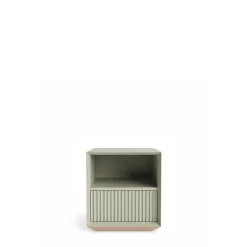 Discount Pillar 1 Drawer Bedside Table Lichen Bedroom Furniture | Storage