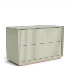 Best Sale Pillar 2 Drawer Unit Lichen Bedroom Furniture | Storage