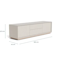 Cheap Pillar Low Console 160cm Stone In Stock | Bedroom Furniture