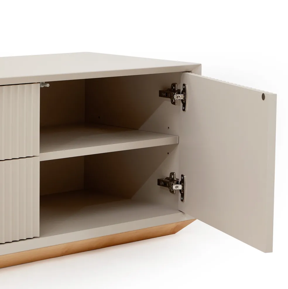 Store Pillar Low Console 200cm Stone In Stock | Bedroom Furniture