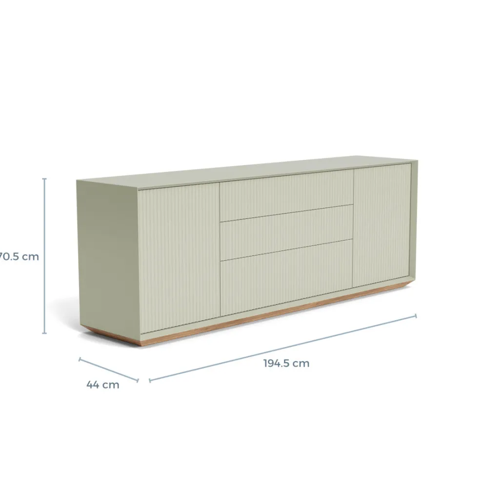 Fashion Pillar Sideboard Lichen Bedroom Furniture | Storage