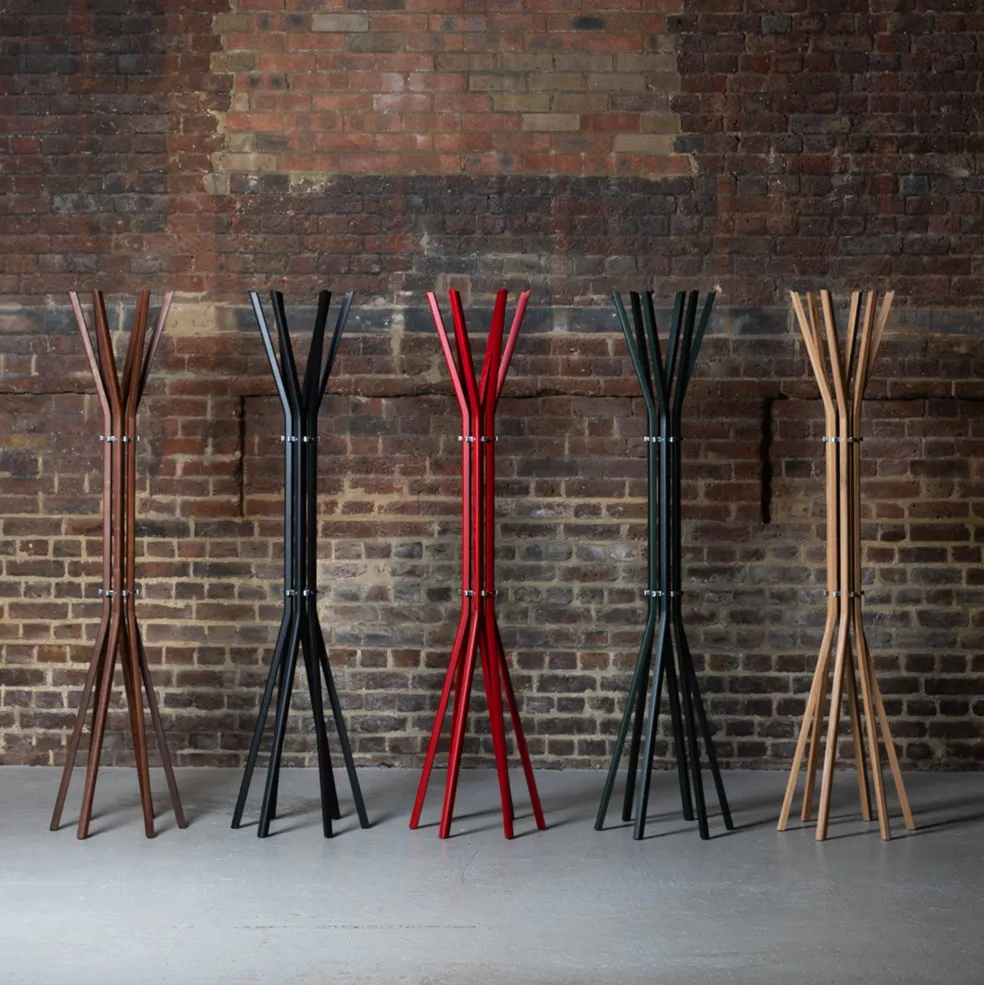Best Pirouette Coat Stand Pine Green Utility | In Stock