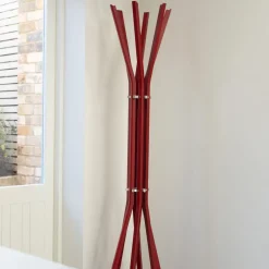 Outlet Pirouette Coat Stand Red Utility | In Stock