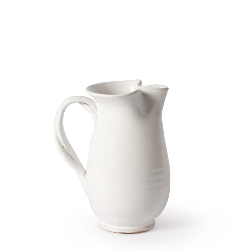 Best Puglia White Jug With Plaited Handle Mugs, Cups & Jugs | Gifts For Home