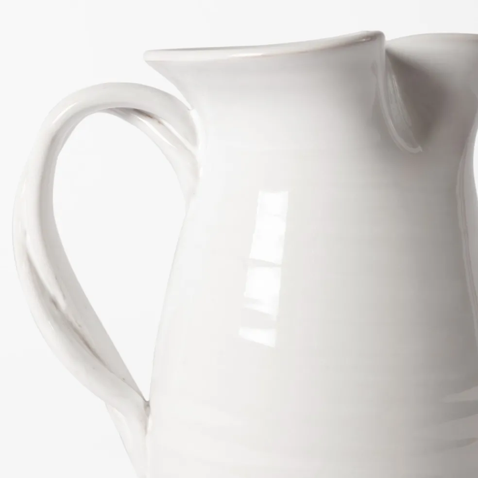 Best Puglia White Jug With Plaited Handle Mugs, Cups & Jugs | Gifts For Home