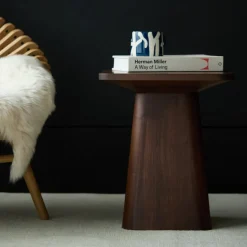 New Rook Side Table Walnut Coffee & Side Tables