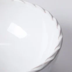 Fashion Rope Edge White Cereal Bowl 17cm Bowls & Plates | Get It In Time For Christmas