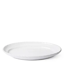 Flash Sale Rope Edge White Serving Platter 41cm Serving Boards & Platters | Table Settings