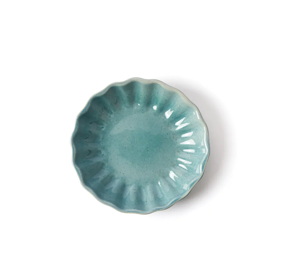 Store Scallop Fluted Bowl Speckle Blue 16.5cm Get It In Time For Christmas | Table Settings