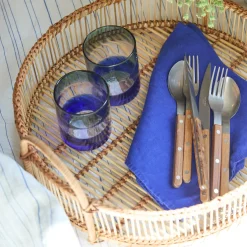 Online Set of 2 Rattan Trays Utility | Trays