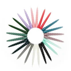 Best Set of 6 Twist & Straight Candles Pop 20cm Candles, Holders & Diffusers | Gifts Under £50