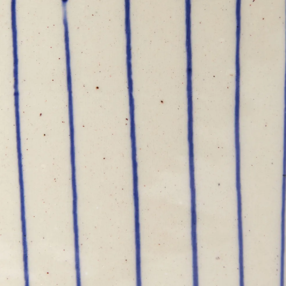Outlet Stripe Breakfast Mug Blue Mugs, Cups & Jugs | Gifts Under £50