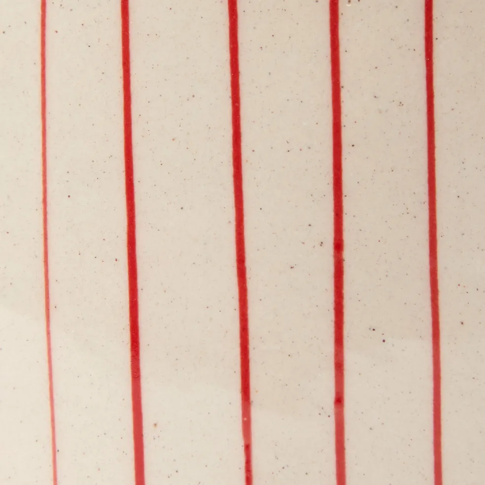 Outlet Stripe Breakfast Mug Red Mugs, Cups & Jugs | Gifts Under £50