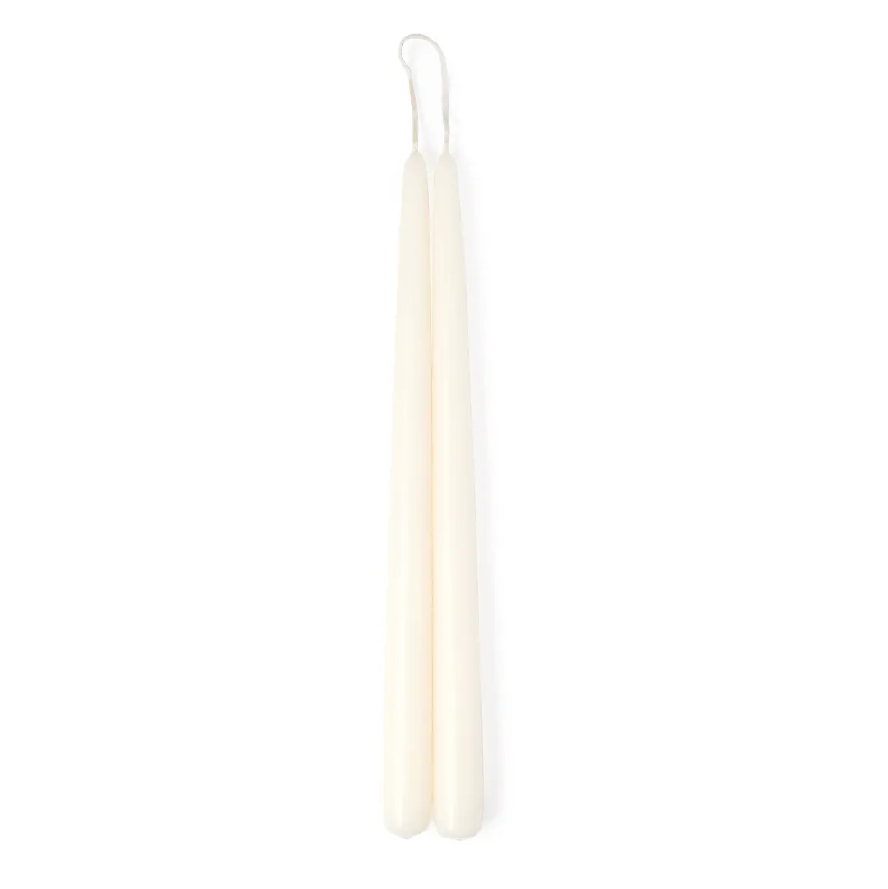 Best Sale Taper Candle Pair Ivory 30cm Candles, Holders & Diffusers