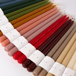 Discount Taper Candle Pair Soft Rose 30cm Candles, Holders & Diffusers