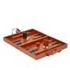 Hot Tavla Natural Leather Backgammon Set Luxury Gifts | Games & Entertaining