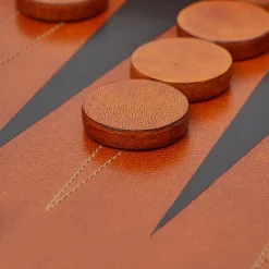Hot Tavla Natural Leather Backgammon Set Luxury Gifts | Games & Entertaining