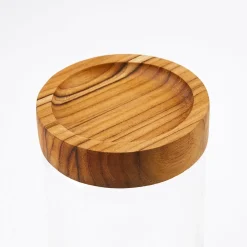Online Teak Stacking Storage Jar 500ml Utility | Storage Baskets, Containers & Jars