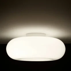 Best Torus Dimmable Large Flush Ceiling & Wall Light Opal Lighting | Get It In Time For Christmas