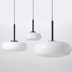 Clearance Torus Dimmable Medium Pendant Lamp Opal Lighting | Get It In Time For Christmas