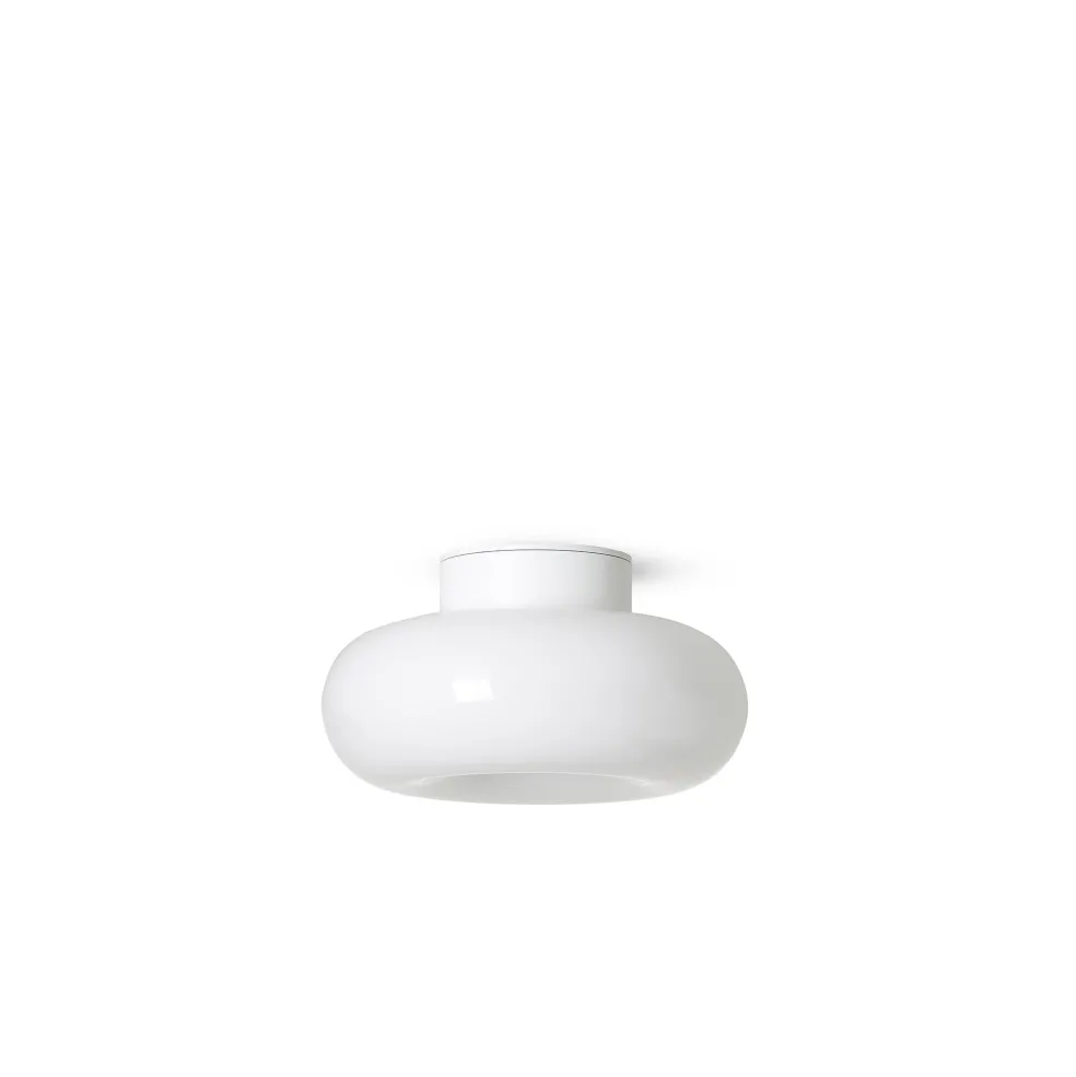 Cheap Torus Dimmable Small Flush Ceiling & Wall Light Opal Lighting | Get It In Time For Christmas