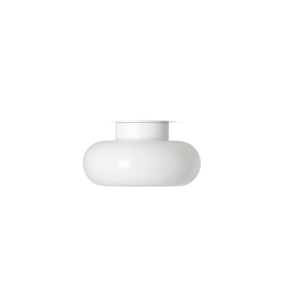 Cheap Torus Dimmable Small Flush Ceiling & Wall Light Opal Lighting | Get It In Time For Christmas