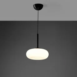 Clearance Torus Dimmable Small Pendant Lamp Opal Lighting | Get It In Time For Christmas
