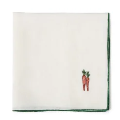 Flash Sale Vedura Embroidered Carrot Linen Napkin Napkins